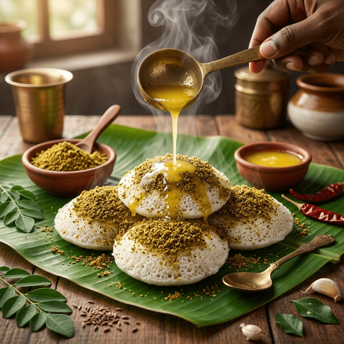 Moringa Powder (Munagaku podi) - Image 2