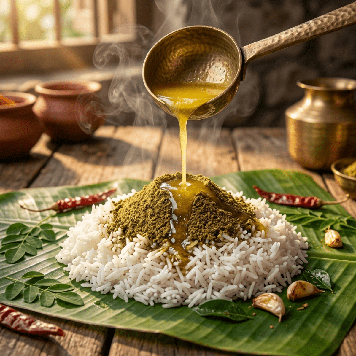 Moringa Powder (Munagaku podi) - Image 3